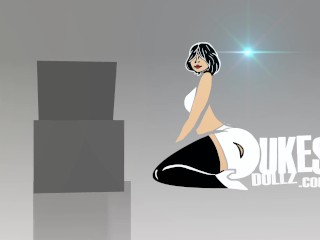 'DukesDollz huge rump advertisement Featuring super hot superstar Mz. Dani and model Scarlett Cakez'