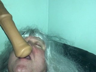 Mature t-model Playing with pony fuck stick