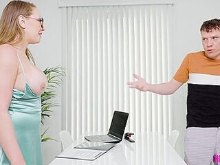 Busty Hotwife Tutor Will Do Anything To Get Her student 18+ To Focus