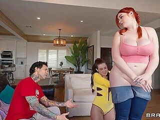 Horny Cosplay Cutie Fists Gorgeous Ginger Goddess Aubree Valentine, Abigaiil Morris, Small Hands