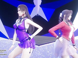 MMD TAEYEON - INVU Aerith Tifa Lockhart molten Kpop Dance Final dream Uncensored anime porn