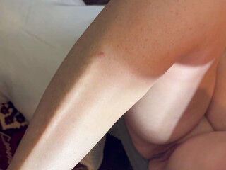 Wife gets dirty with foot play, fuck me stepdaddy