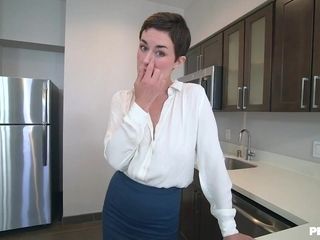 Olive Glass short-haired cougar porno vid