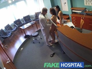 FakeHospital Nurse tempts patient and likes eating her snatch
