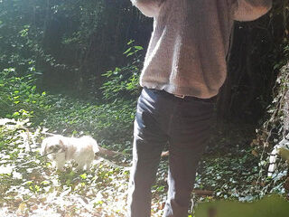 Undressing outdoor