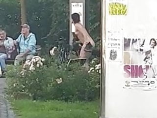 Public naked in Detmold