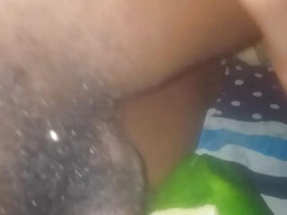 He creampie all over me.