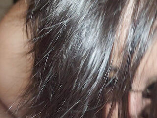 My beautiful Asian wife amazing blow job