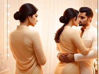 DESI COUPLES EXTREME ROMANCE TEMPTED HIM TO CUM INSIDE HER PUSSY