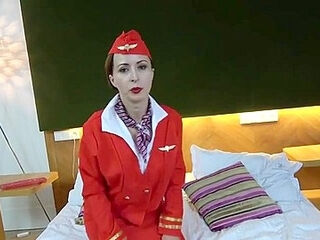 Kinky And Perverted Flight Attendant
