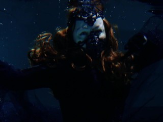 Underwater moments: gothic mood mermaid