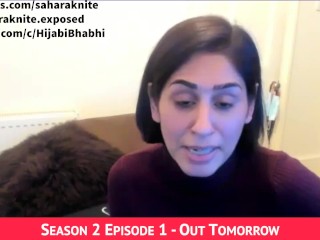 'Fun Q & A with desi porn industry star Sahara knite and Samosa chats- ten minutes on youtube c/Hijabibhabhi'