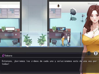 Fantasy Workspace #22  We Say Goodbye by Having Sex and Touching Her Tits