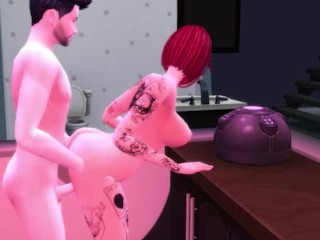Cougar fuckslut gets rode at a bang-out bar - A Sims four wish