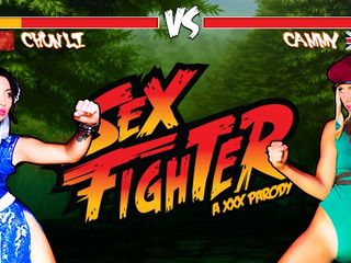 Hump Fighter: Chun Li vs. Cammy (GONZO Parody) - Brazzers