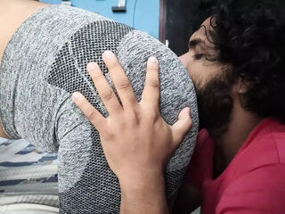 Hot boobs suck and ass kiss romance of indian couples