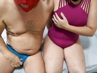 Real Homemade Married Addicted for Cock and Sperm Karina, Mature Hotwife Booty Back on Webcam Just for Pleasure