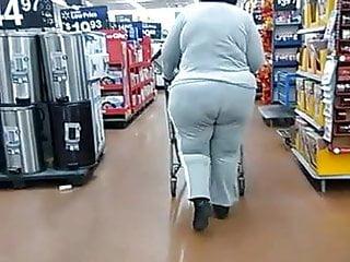 Enormous butt black girl walking #2