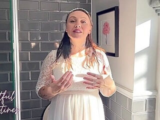 Pregnant Stepdaughter-in-law Creampied Minutes Before Her Wedding