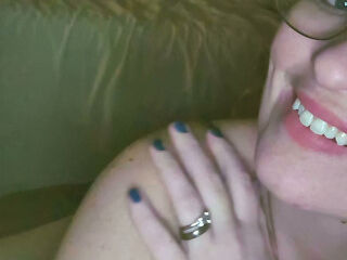 Cuckquean Selfie - My View From The Cuck Chair As My Husband Fucks A Girl We Found In Vegas