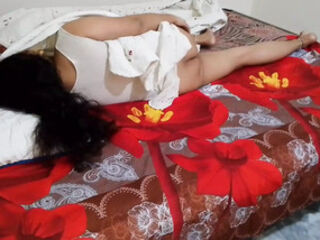 The stepmother had no objection to her stepson coming into her room and touching her