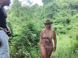 Wild Sex Outdoors - Tourist in the Forest Fucks the Ass... Huge Anaconda, Left It All Broken to the Extreme