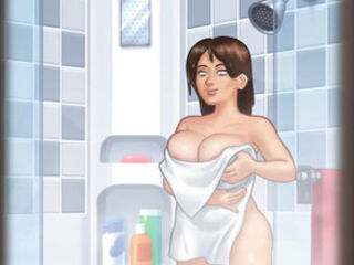 Lucky Pervert Helps Busty Sexy BBW Lonely Neighbor MILF in Her Garden She Tries To Seduce Him - Summertime Saga 04 3D Games