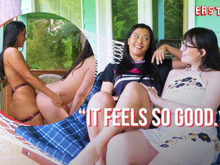 Ersties - Jin&#039;s First Date With Zoey Ends In Hot Strapon Fucking