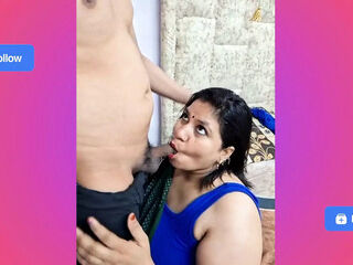 Desi Indian Stepmom fucked with Step son in home alone desi son bbc