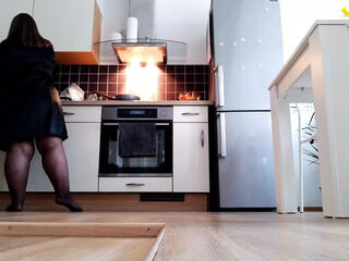 Fucking my mother-in-law in the kitchen