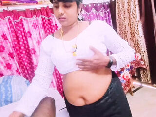 Cheating Sex Beautiful Black Saree Housewife Unfortunately Fucking Husband's Father Telugu Dirty Talks.