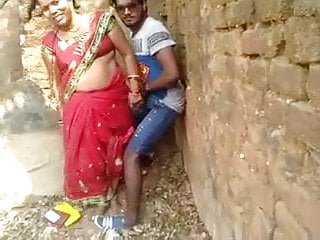Indian village lady got caught