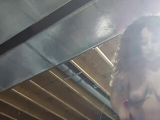 Goddess Sonia pisses and blows smoke on blindfolded Sub